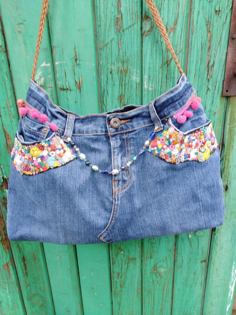 Denim Designer Handbags For Sale