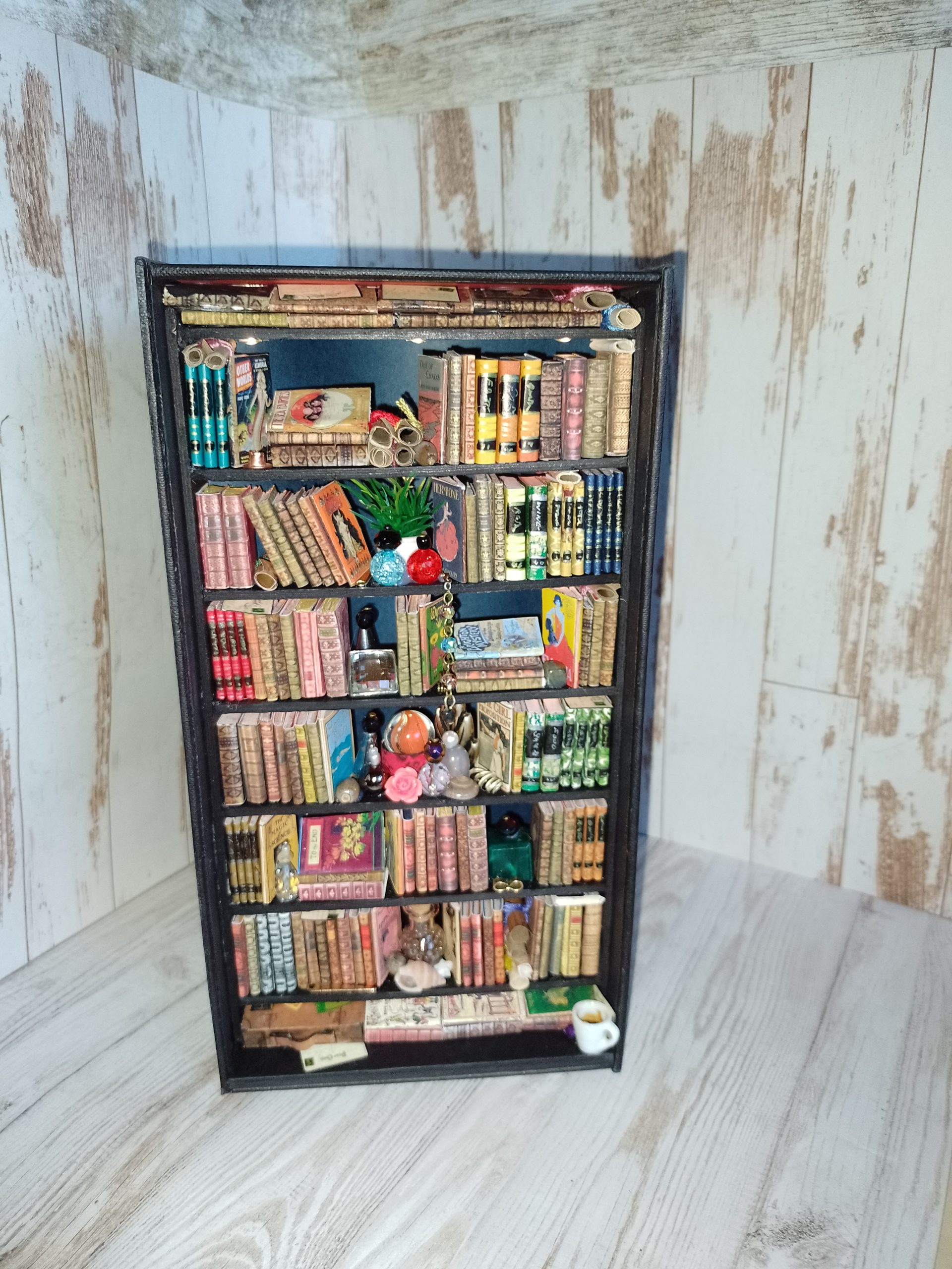 Miniature bookcase sales